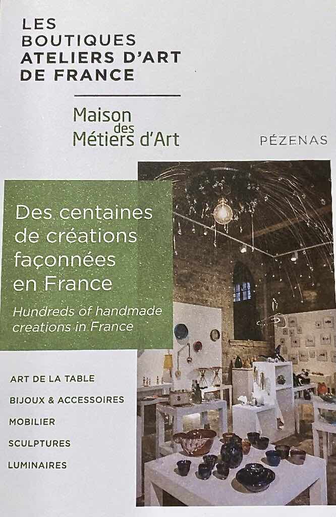 Les boutiques ATELIERS D'ART DE FRANCE, 34120 PÉZENAS